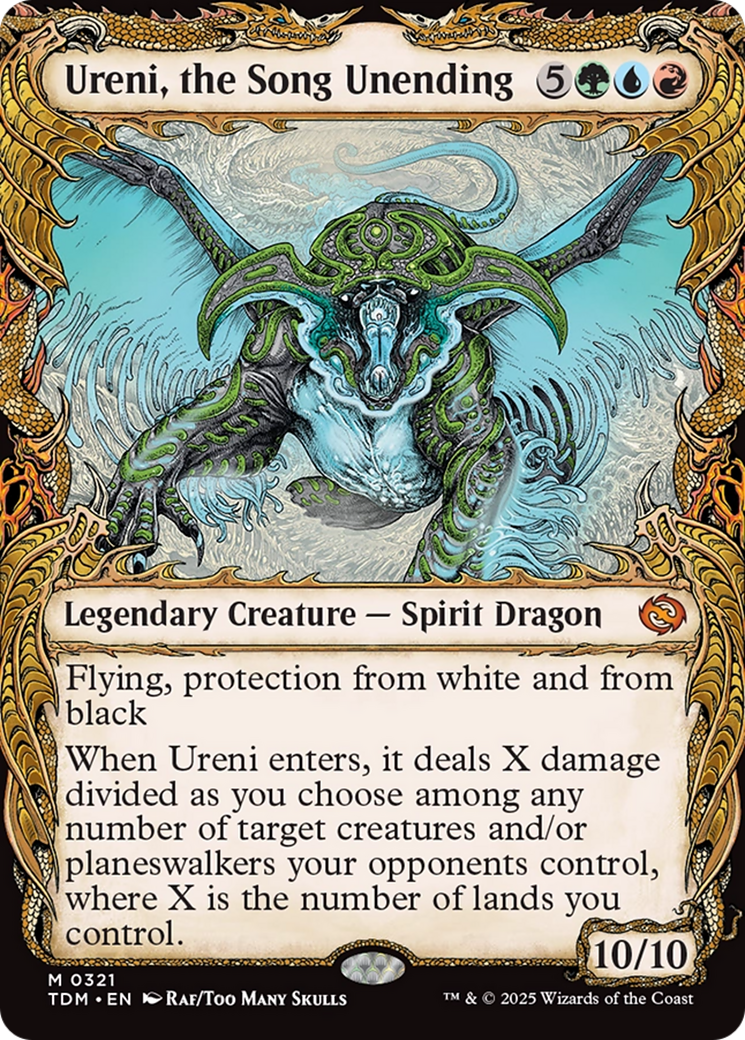 Ureni, the Song Unending (Showcase) [Tarkir: Dragonstorm] | Dumpster Cat Games
