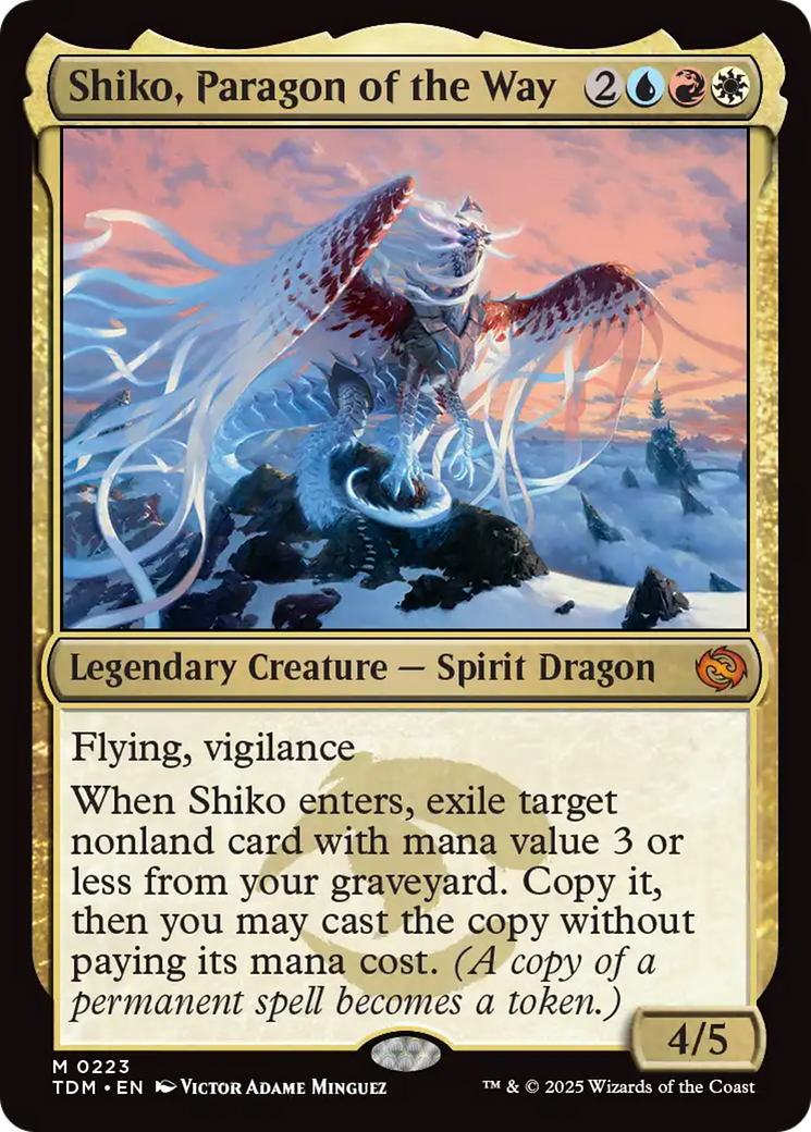 Shiko, Paragon of the Way [Tarkir: Dragonstorm] | Dumpster Cat Games
