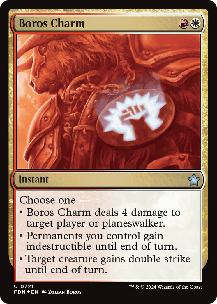 Boros Charm [Foundations] | Dumpster Cat Games