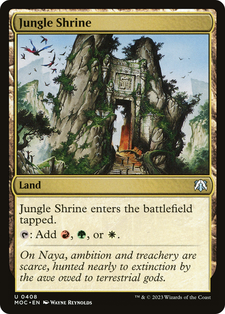 Jungle Shrine [March of the Machine Commander] | Dumpster Cat Games