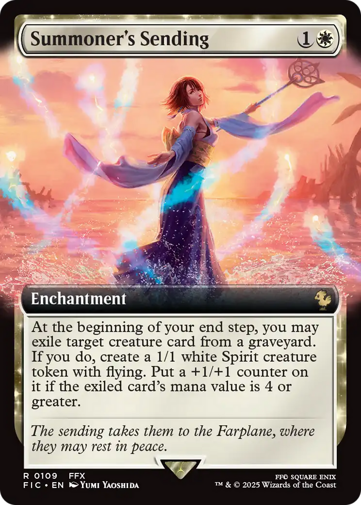 Summoner's Sending (Extended Art) [FINAL FANTASY Commander] | Dumpster Cat Games