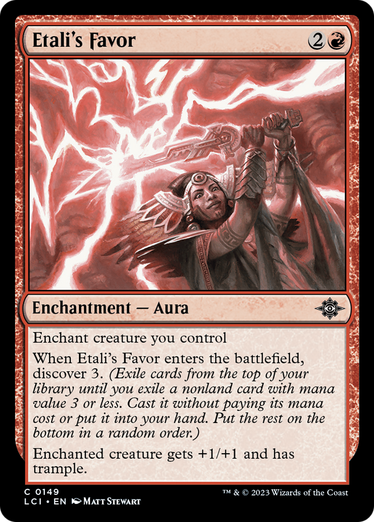 Etali's Favor [The Lost Caverns of Ixalan] | Dumpster Cat Games