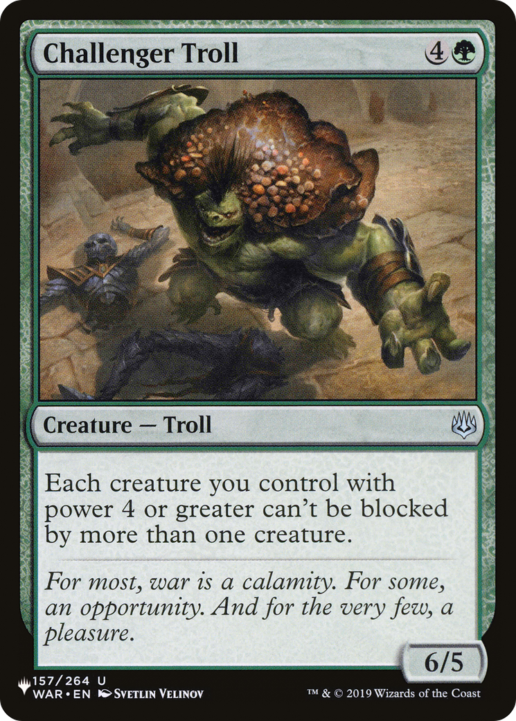 Challenger Troll [The List] | Dumpster Cat Games