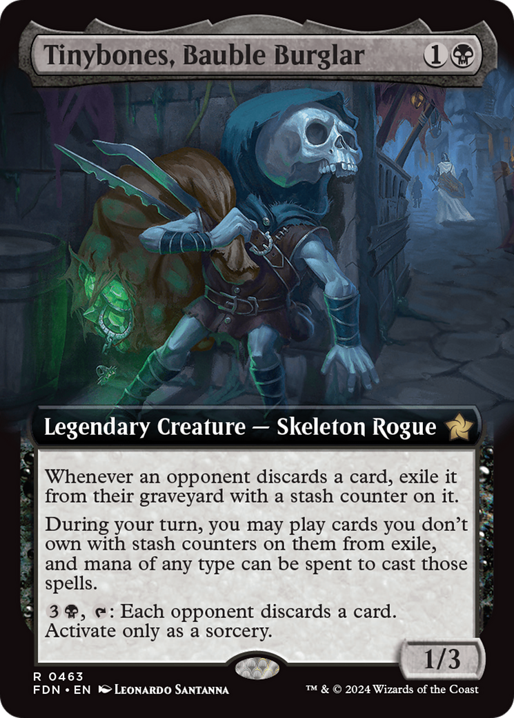 Tinybones, Bauble Burglar (Extended Art) [Foundations] | Dumpster Cat Games