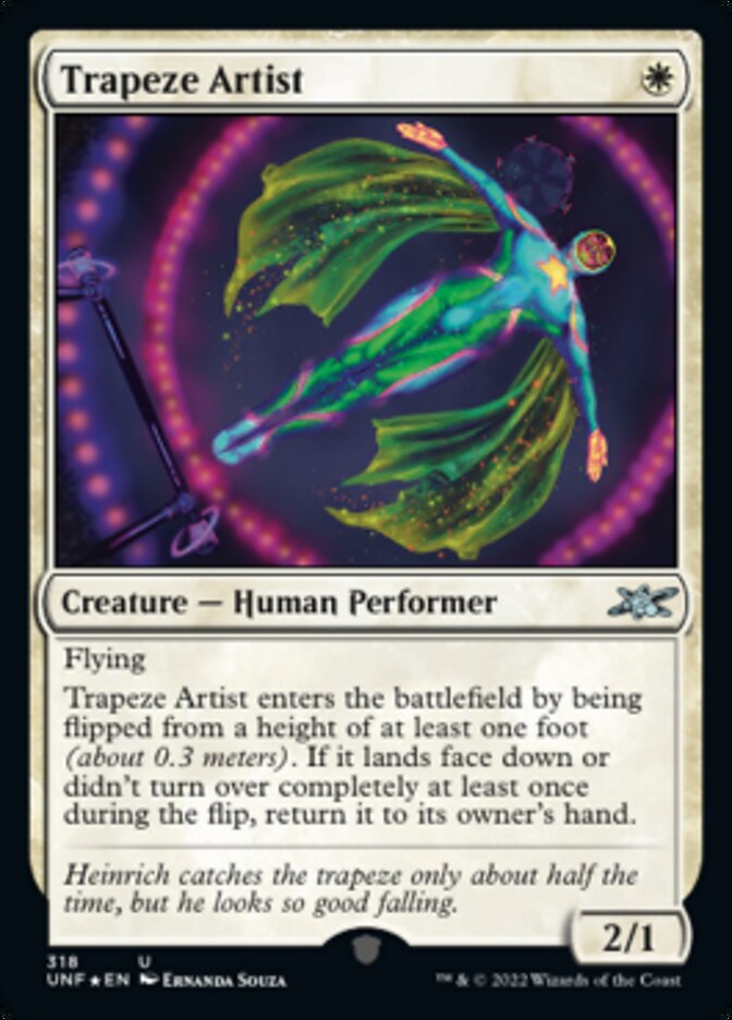 Trapeze Artist (Galaxy Foil) [Unfinity] | Dumpster Cat Games