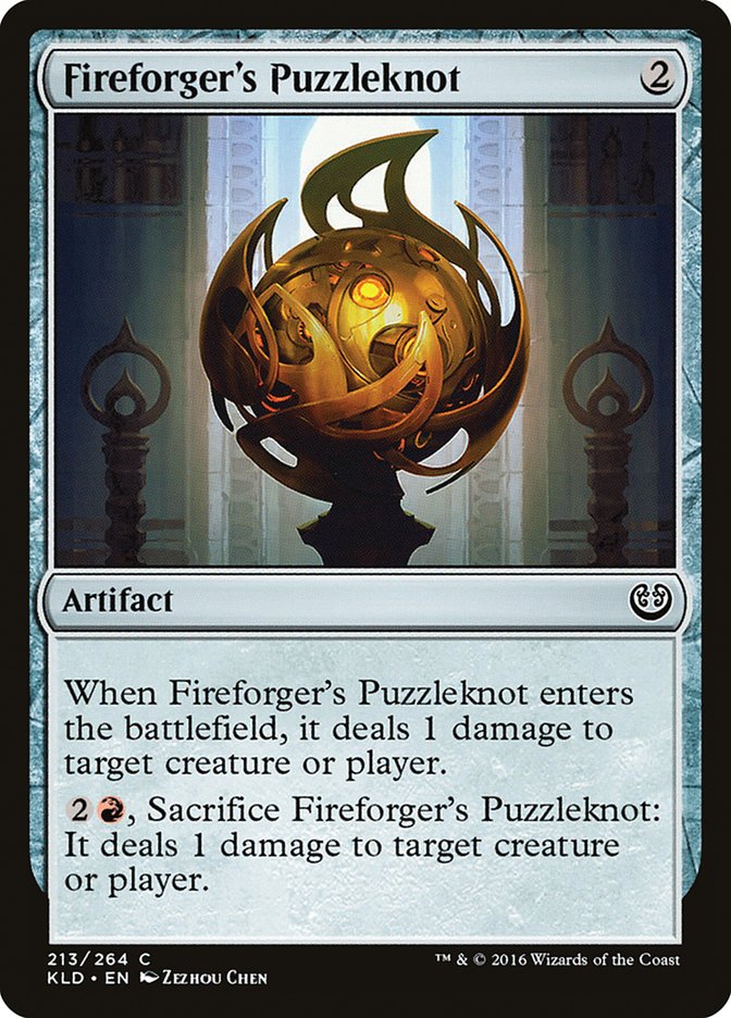 Fireforger's Puzzleknot [Kaladesh] | Dumpster Cat Games