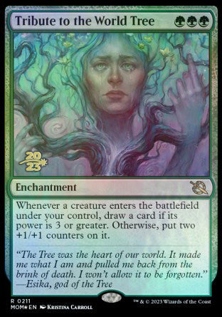 Tribute to the World Tree [March of the Machine Prerelease Promos] | Dumpster Cat Games