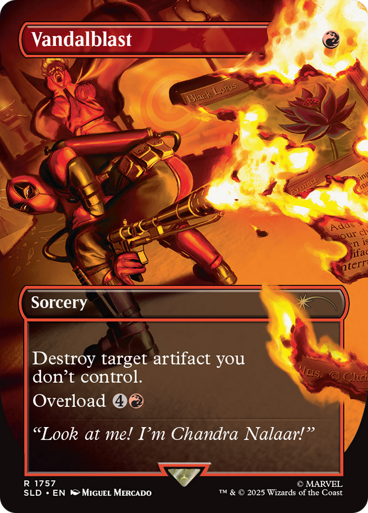 Vandalblast (1757) (Rainbow Foil) [Secret Lair Drop Series] | Dumpster Cat Games