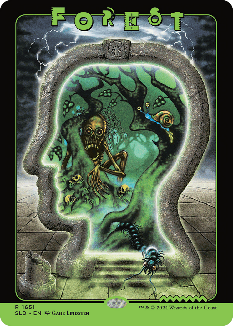 Forest (1651) [Secret Lair Drop Series] | Dumpster Cat Games
