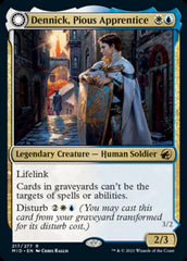 Dennick, Pious Apprentice // Dennick, Pious Apparition [Innistrad: Midnight Hunt] | Dumpster Cat Games