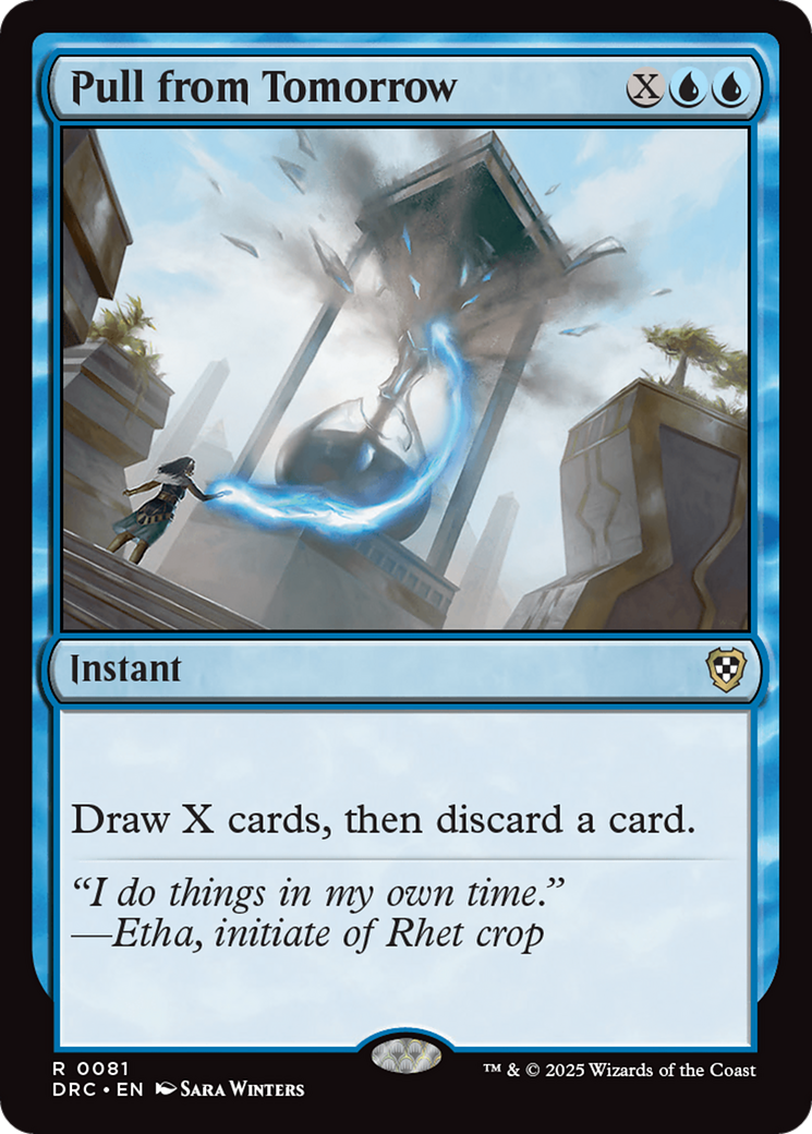 Pull from Tomorrow [Aetherdrift Commander] | Dumpster Cat Games