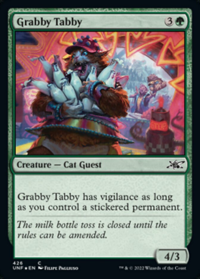 Grabby Tabby (Galaxy Foil) [Unfinity] | Dumpster Cat Games