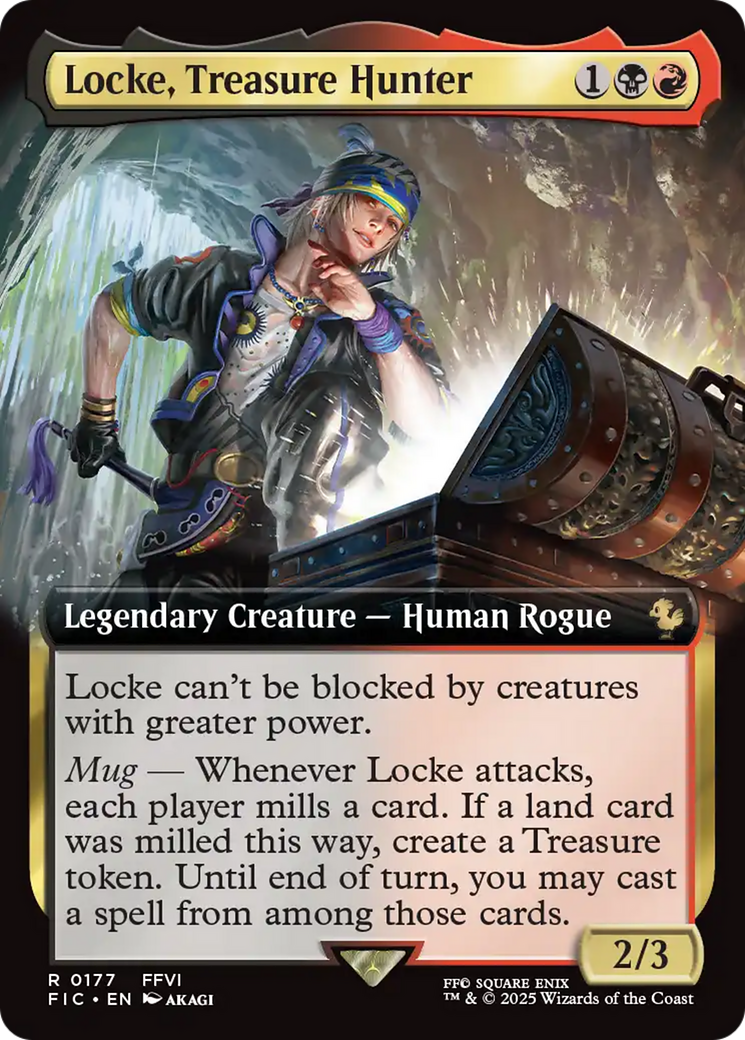 Locke, Treasure Hunter (Extended Art) [FINAL FANTASY Commander] | Dumpster Cat Games