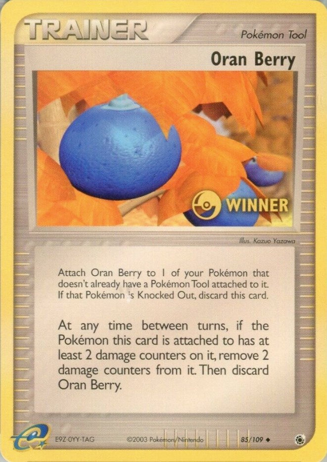 Oran Berry (85/109) (Winner) [EX: Ruby & Sapphire] | Dumpster Cat Games