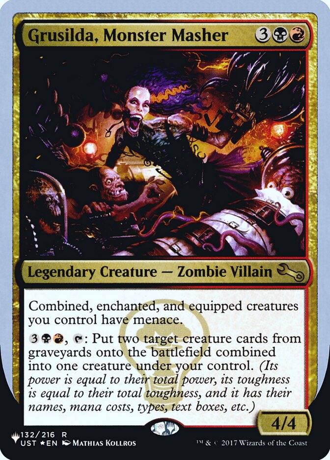 Grusilda, Monster Masher (Unfinity Foil Edition) [The List] | Dumpster Cat Games