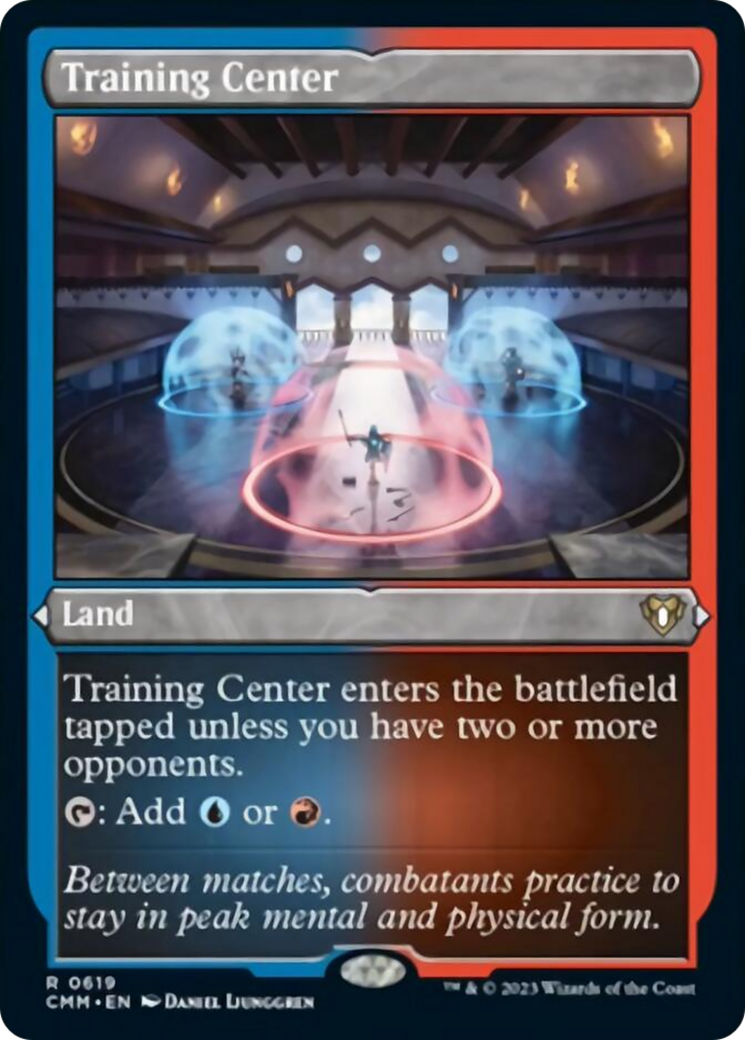 Training Center (Foil Etched) [Commander Masters] | Dumpster Cat Games