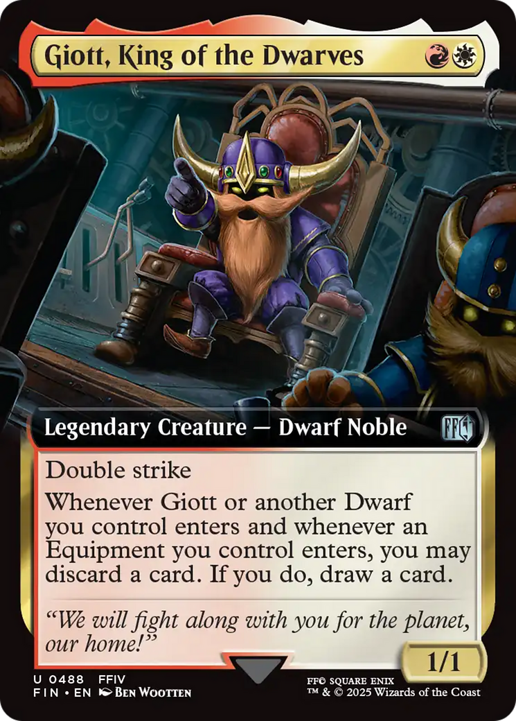 Giott, King of the Dwarves (Extended Art) [FINAL FANTASY] | Dumpster Cat Games