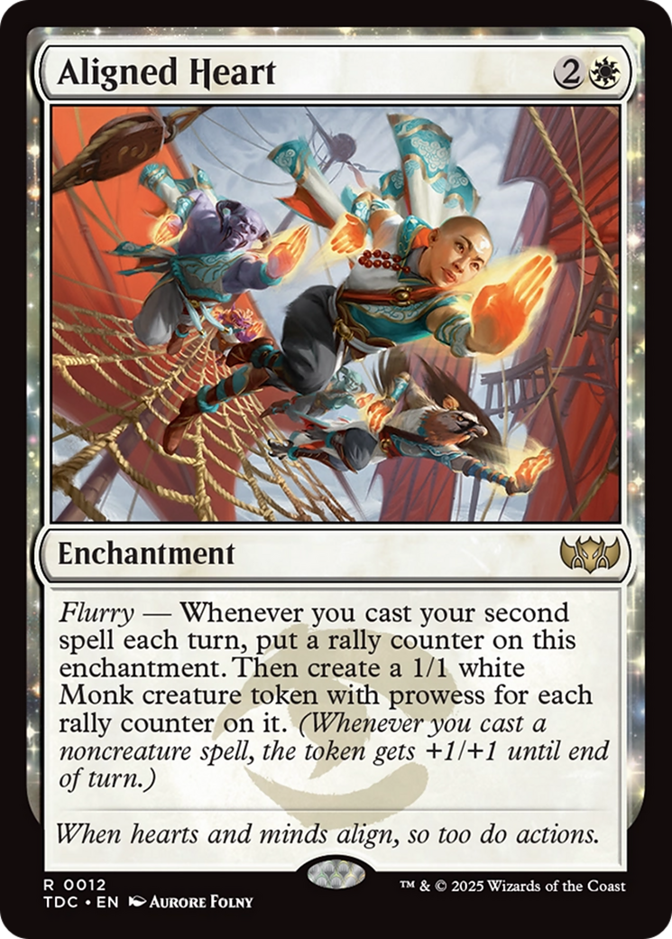 Aligned Heart [Tarkir: Dragonstorm Commander] | Dumpster Cat Games