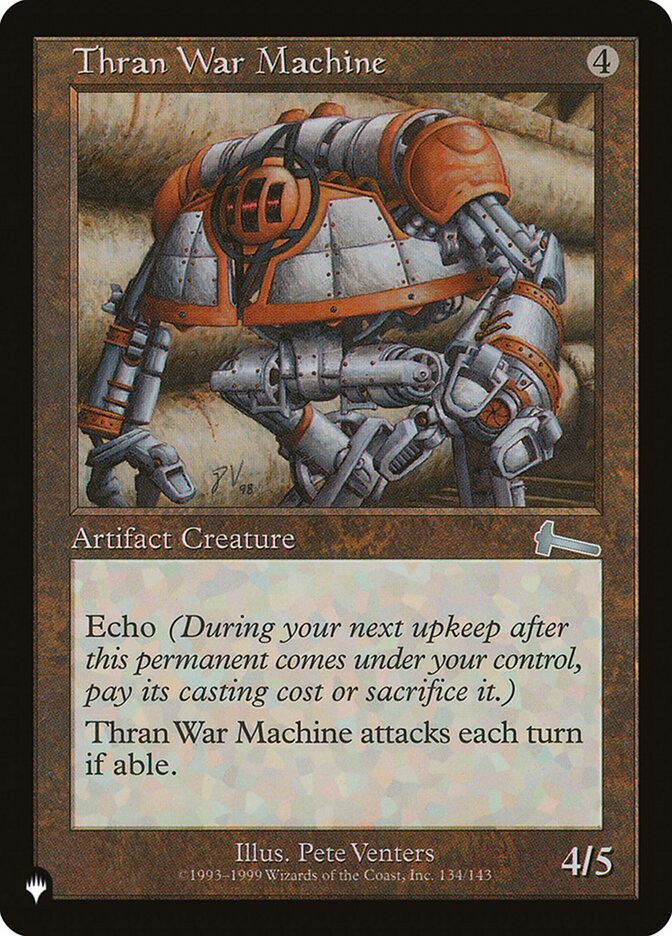 Thran War Machine [The List] | Dumpster Cat Games