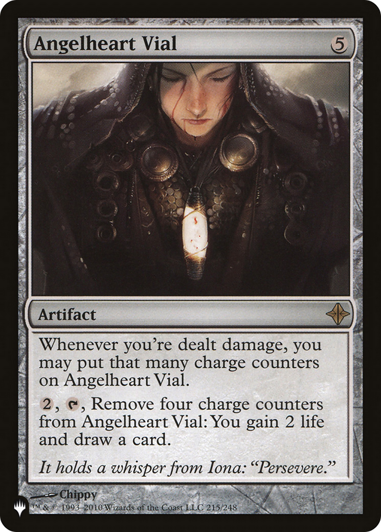Angelheart Vial [The List] | Dumpster Cat Games