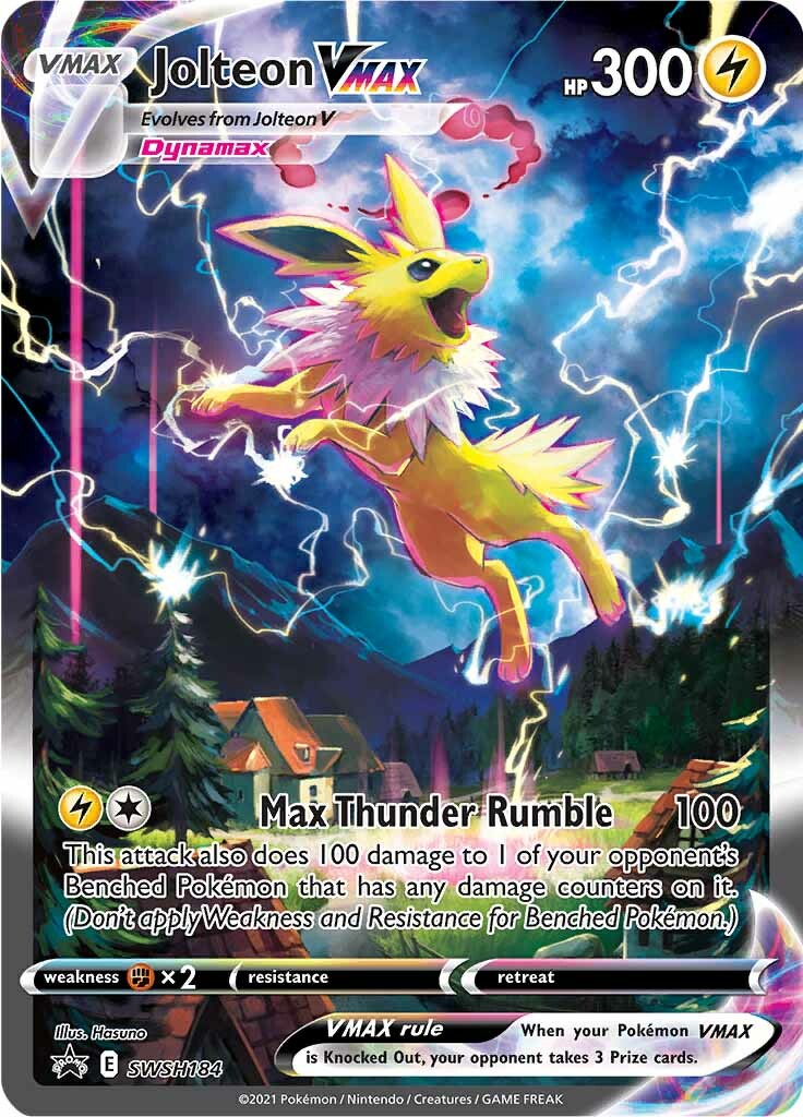 Jolteon VMAX (SWSH184) [Sword & Shield: Black Star Promos] | Dumpster Cat Games
