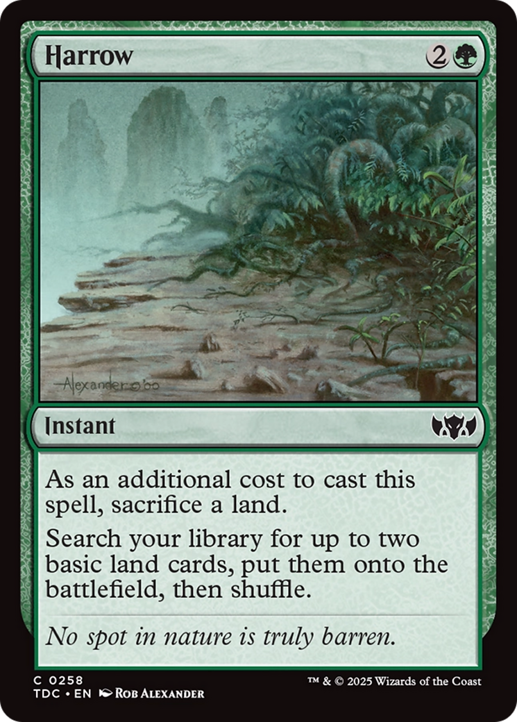 Harrow [Tarkir: Dragonstorm Commander] | Dumpster Cat Games