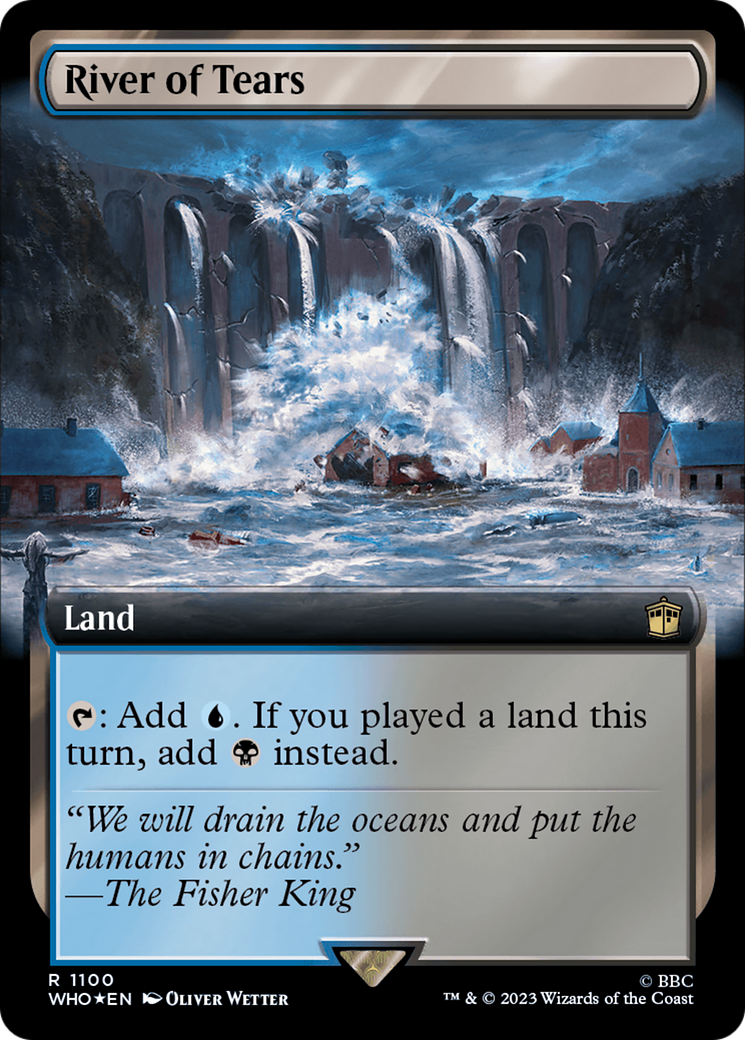 River of Tears (Extended Art) (Surge Foil) [Doctor Who] | Dumpster Cat Games