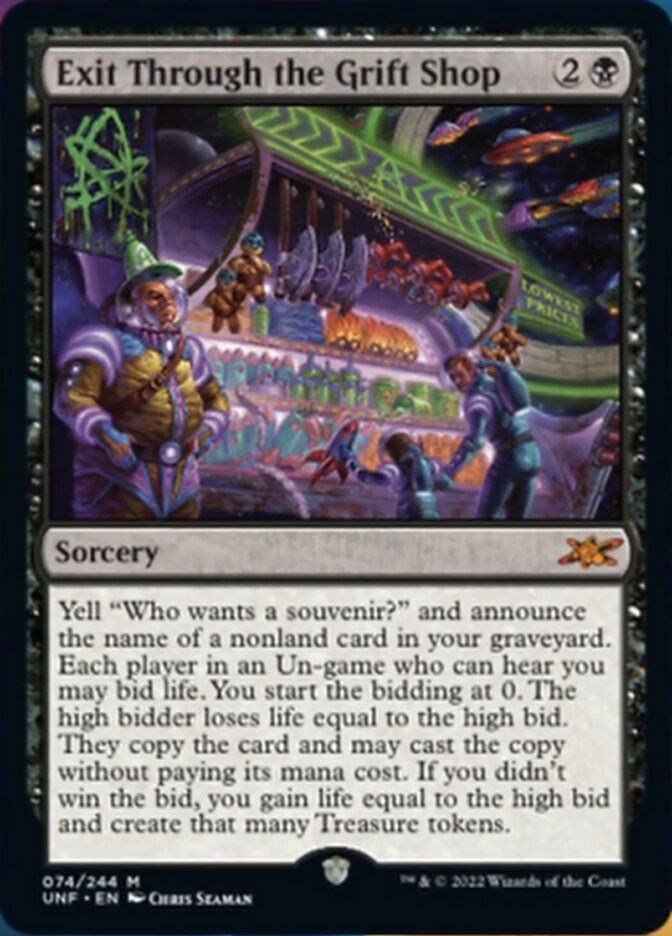 Exit Through the Grift Shop [Unfinity] | Dumpster Cat Games