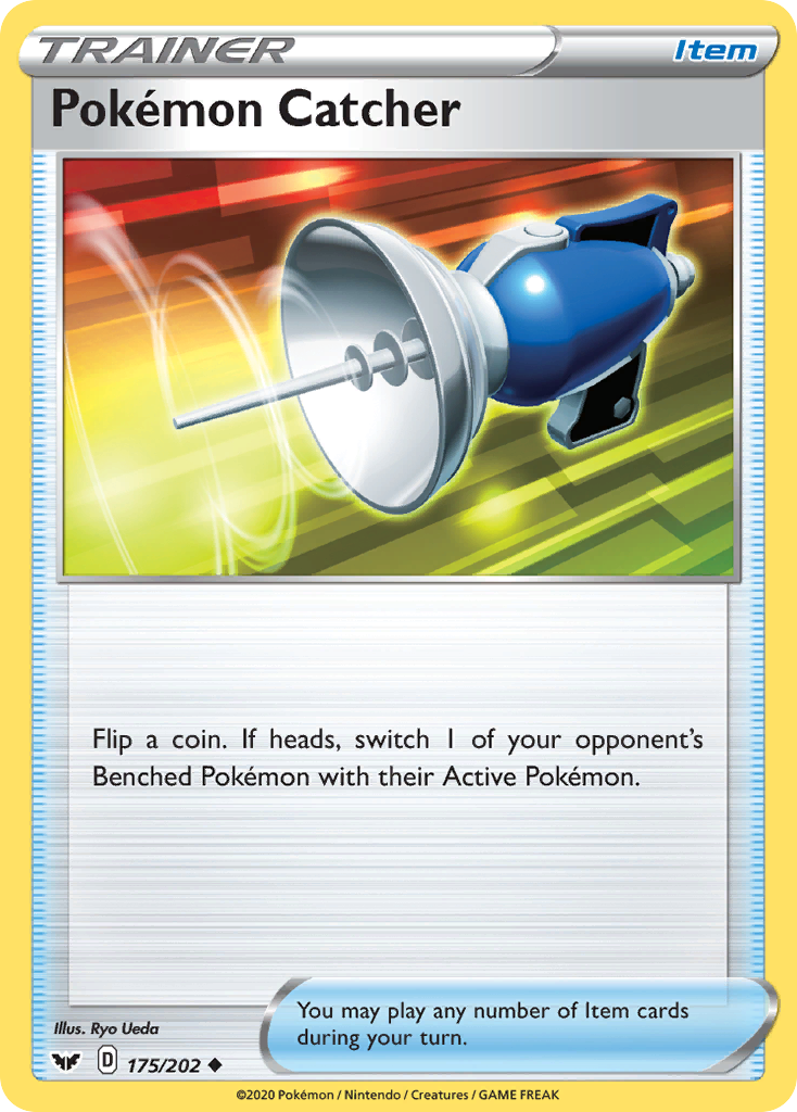 Pokemon Catcher (175/202) [Sword & Shield: Base Set] | Dumpster Cat Games