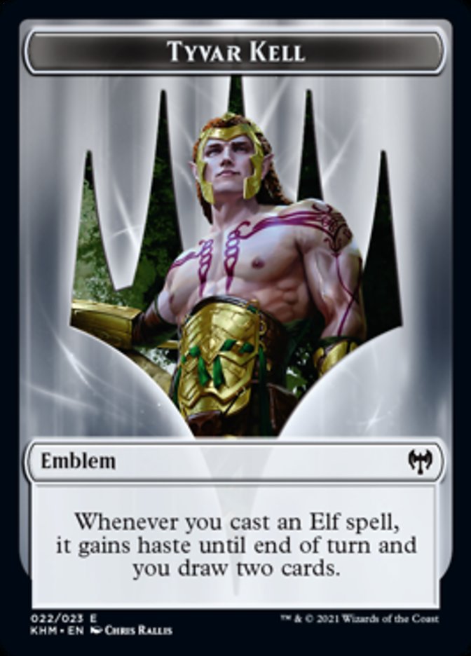 Tyvar Kell Emblem [Kaldheim Tokens] | Dumpster Cat Games