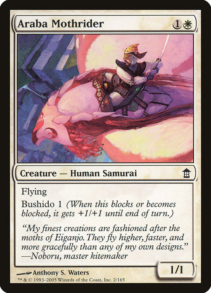 Araba Mothrider [Saviors of Kamigawa] | Dumpster Cat Games