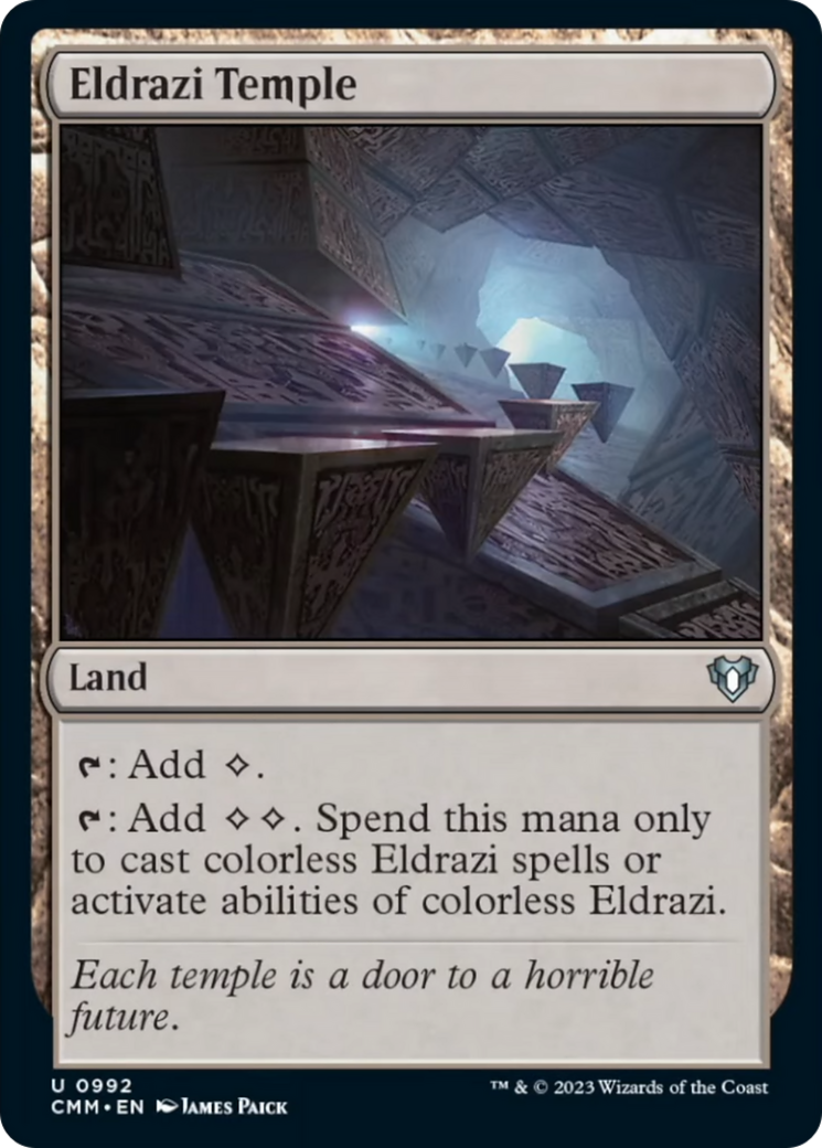 Eldrazi Temple [Commander Masters] | Dumpster Cat Games