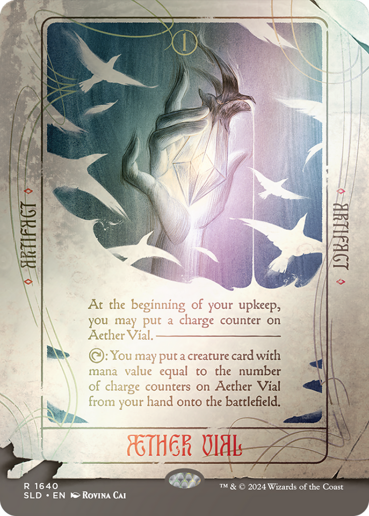 Aether Vial (Rainbow Foil) [Secret Lair Drop Series] | Dumpster Cat Games