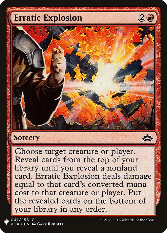 Erratic Explosion [Mystery Booster] | Dumpster Cat Games