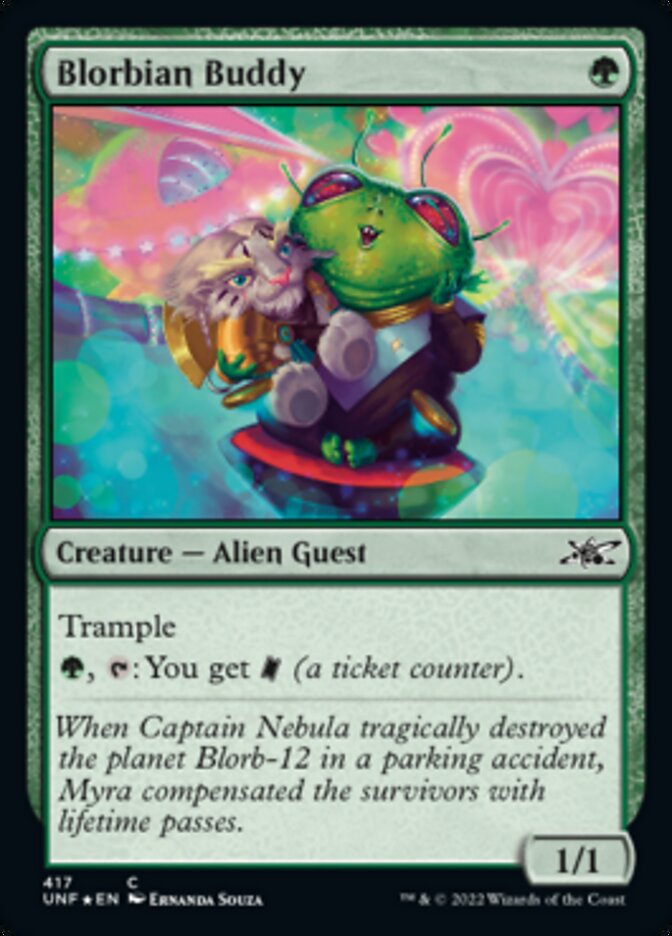 Blorbian Buddy (Galaxy Foil) [Unfinity] | Dumpster Cat Games