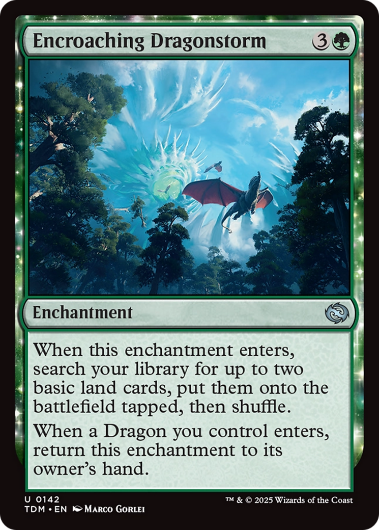 Encroaching Dragonstorm [Tarkir: Dragonstorm] | Dumpster Cat Games