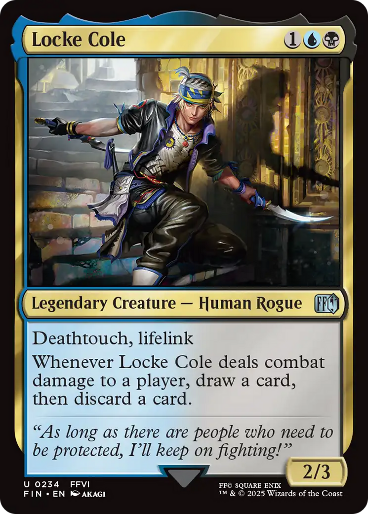 Locke Cole [FINAL FANTASY] | Dumpster Cat Games