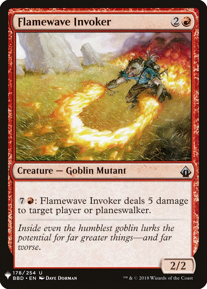 Flamewave Invoker [Mystery Booster] | Dumpster Cat Games