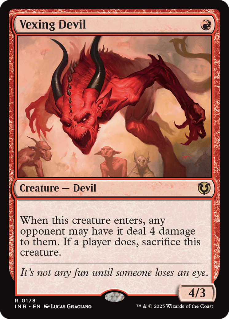 Vexing Devil [Innistrad Remastered] | Dumpster Cat Games