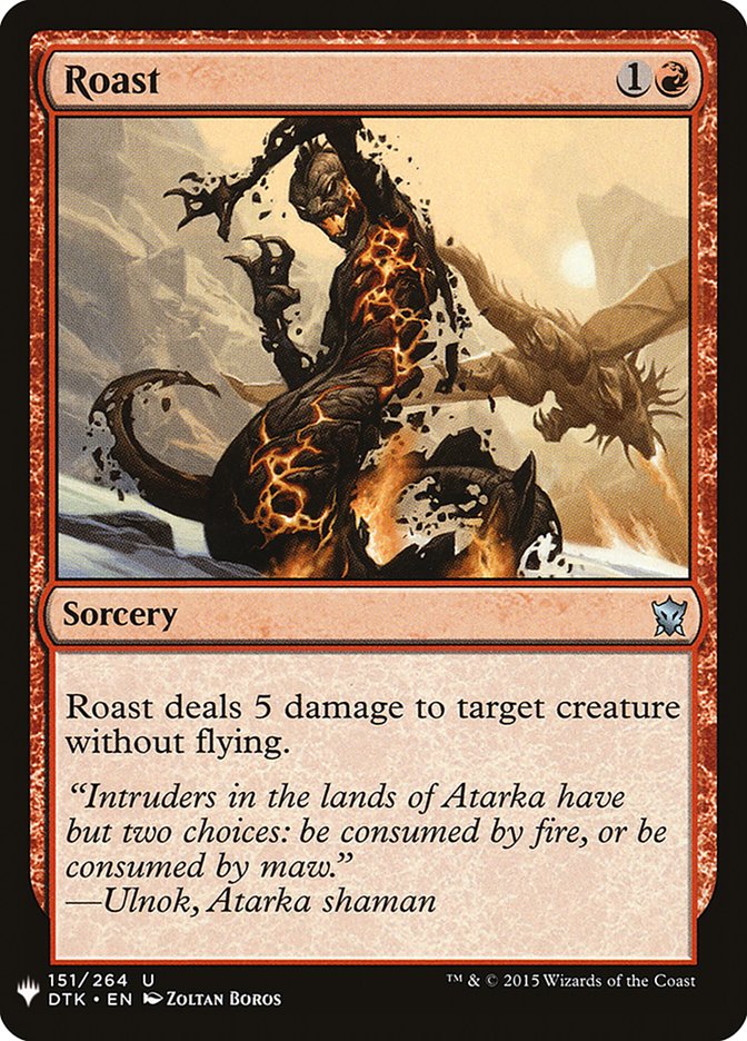 Roast [Mystery Booster] | Dumpster Cat Games