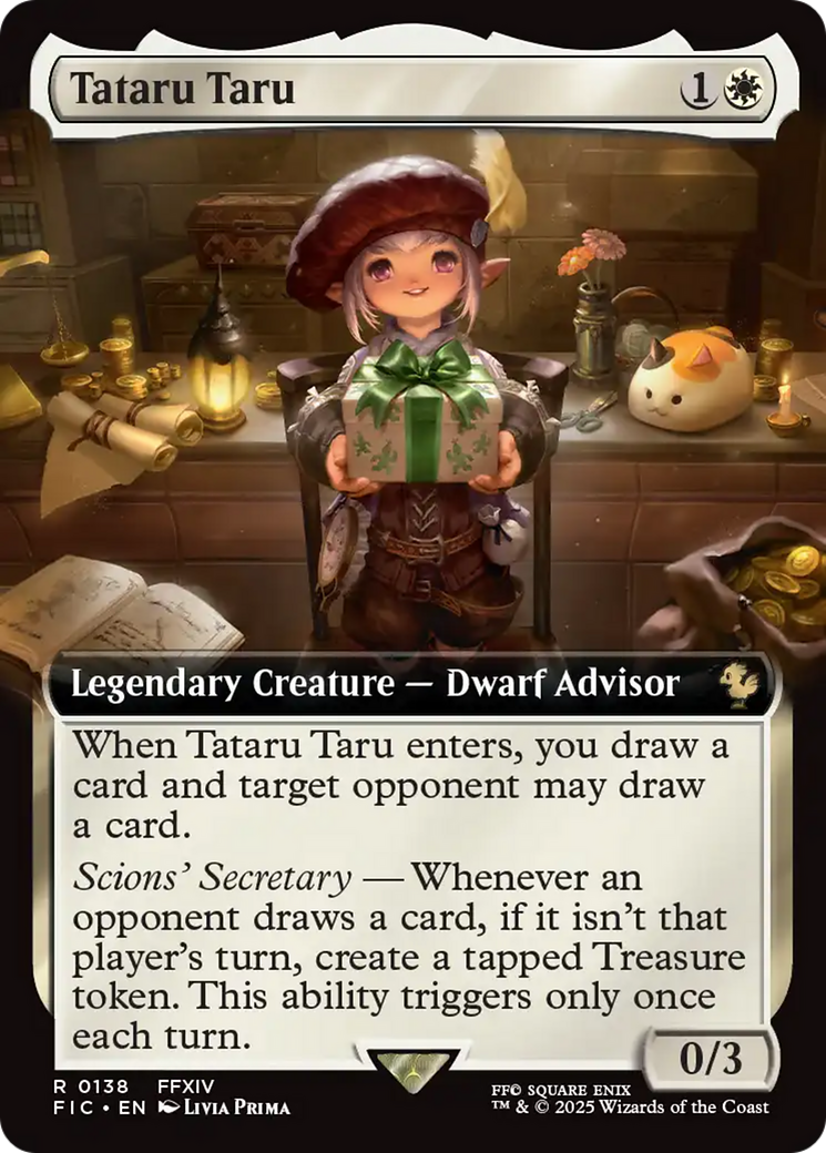 Tataru Taru (Extended Art) [FINAL FANTASY Commander] | Dumpster Cat Games