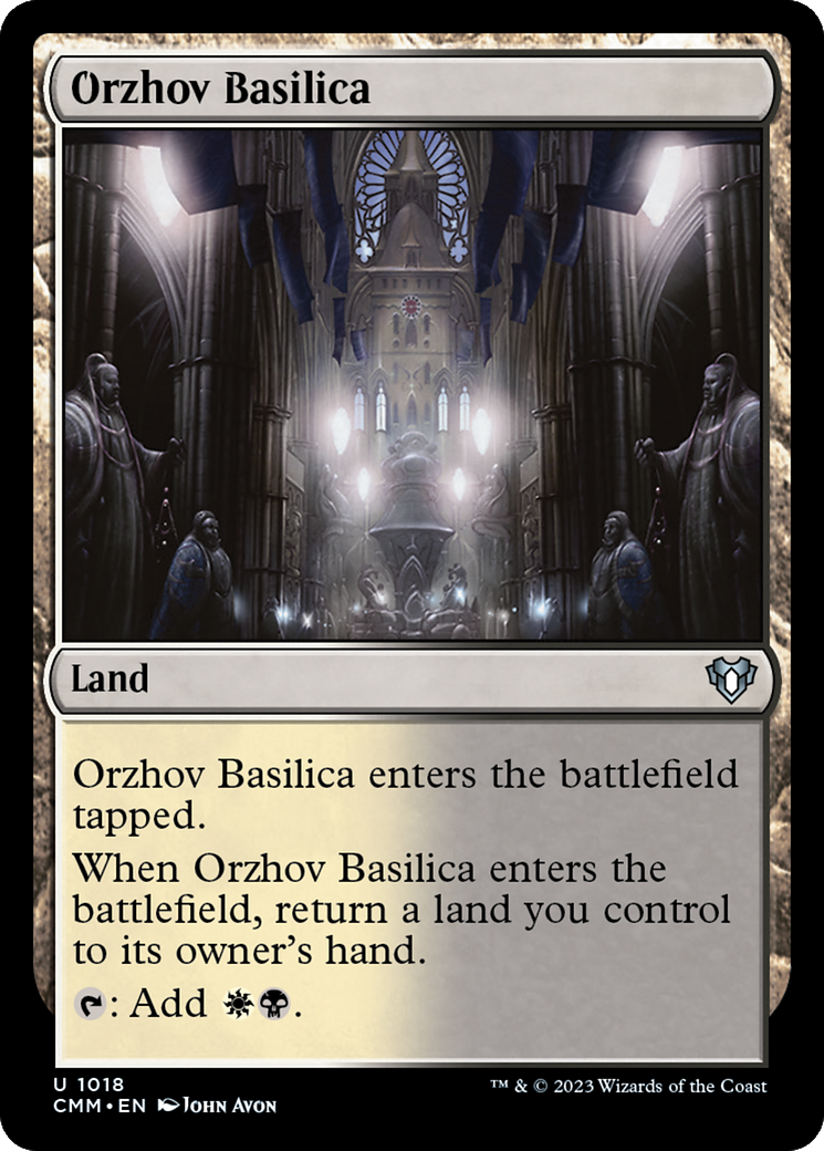 Orzhov Basilica [Commander Masters] | Dumpster Cat Games