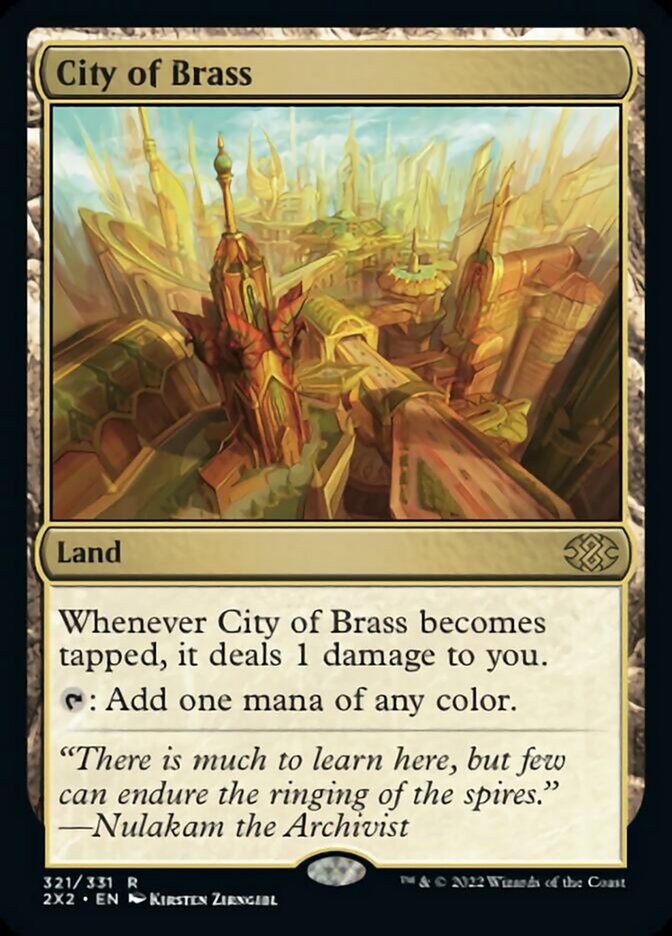 City of Brass [Double Masters 2022] | Dumpster Cat Games
