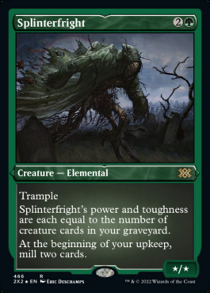 Splinterfright (Foil Etched) [Double Masters 2022] | Dumpster Cat Games