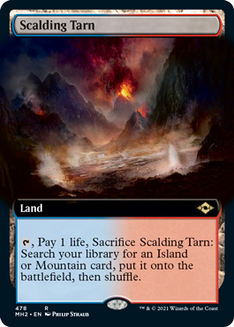 Scalding Tarn (Extended Art) [Modern Horizons 2] | Dumpster Cat Games