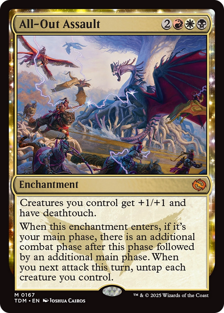 All-Out Assault [Tarkir: Dragonstorm] | Dumpster Cat Games