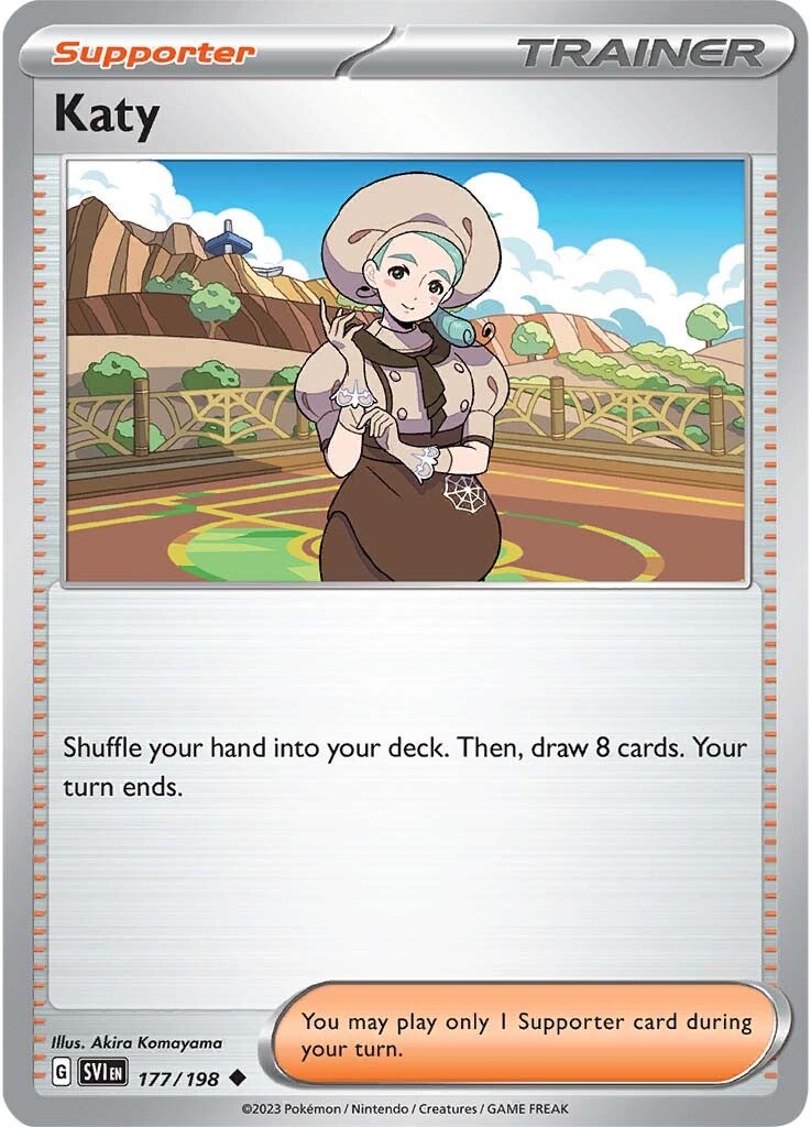 Katy (177/198) [Scarlet & Violet: Base Set] | Dumpster Cat Games
