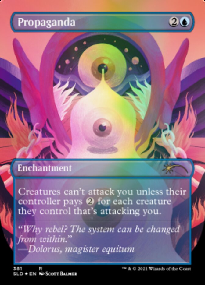 Propaganda // Propaganda (Borderless) [Secret Lair Drop Series] | Dumpster Cat Games