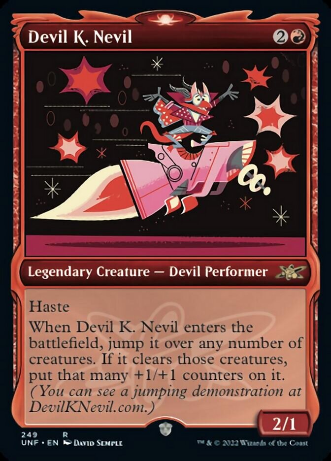 Devil K. Nevil (Showcase) [Unfinity] | Dumpster Cat Games