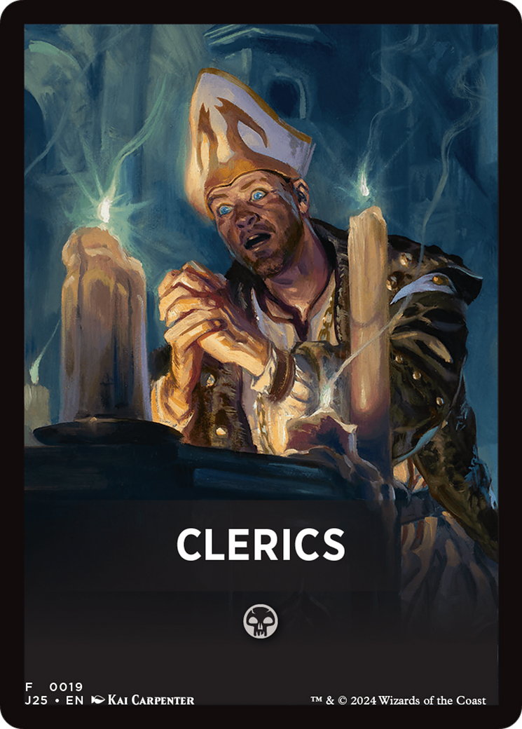 Clerics Theme Card [Foundations Jumpstart Front Cards] | Dumpster Cat Games